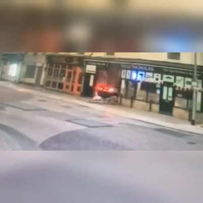 Car crash in Stanningley (Pudsey) Last night.