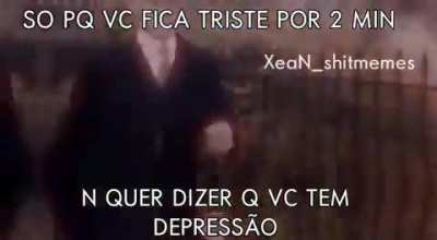 SABIA Q &Eacute; POSS&Iacute;VEL SER DEPRESSIVO SE POSTAR NOS STATUS DO ZAP?