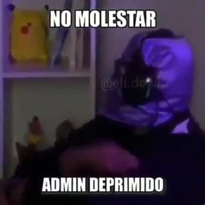 Admin con depre