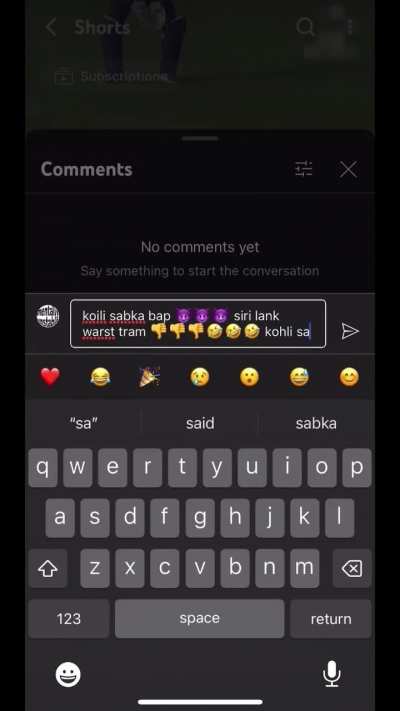 An average day of kohli stan