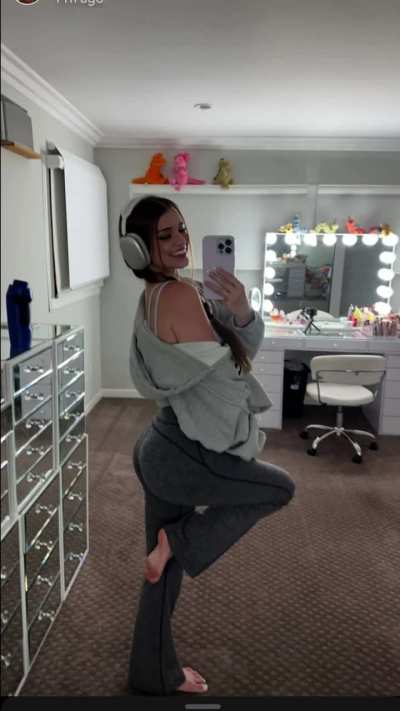 something about Brooke Monk her feet are just perfect would love if she locked me up in chastity and teased me with her feet