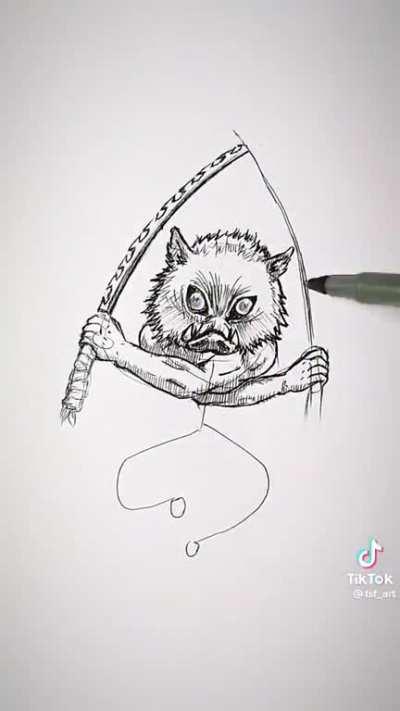 Just draw a stick character, and add a few details