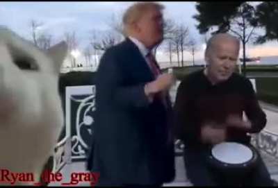 Joder que rico se mueve Trump