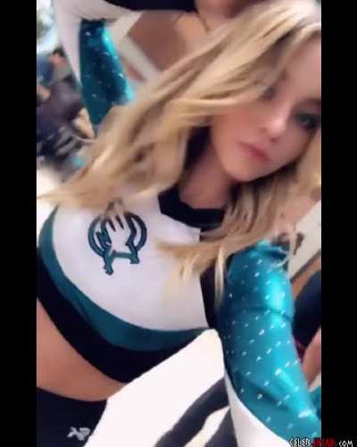 Your friend’s daughter sending you short vids teasing you... [Sydney Sweeney]