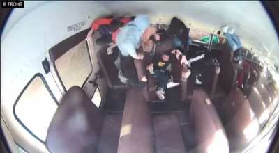 Car crashes into a school bus in New Mexico