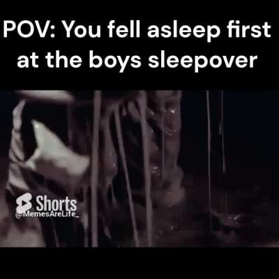 POV u feel asleep first at the boys sleepover&mdash; Iron Lung Edit
