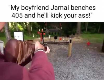 "I have a shotgun. Let me prove it."