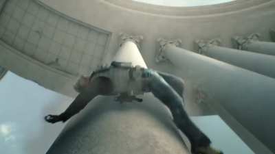 Leon has a very strong back