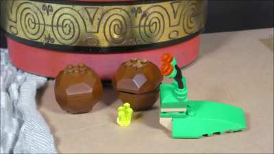 slimy slug eats away our crystals (stop motion)