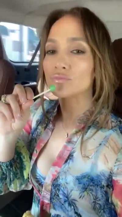 Licking that lollipop