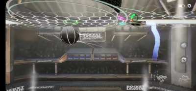Air dribble to ceiling shot? Lmao!
