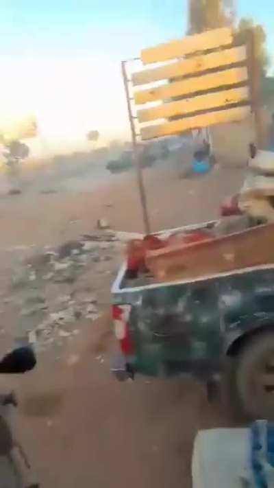 We Destroyed a Rapid Support Forces Armored Vehicle as They Fled After Our Liberation of Wad Madani 