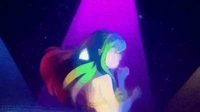 I made a Lum gif with the intro dance. (so happy with this remake)