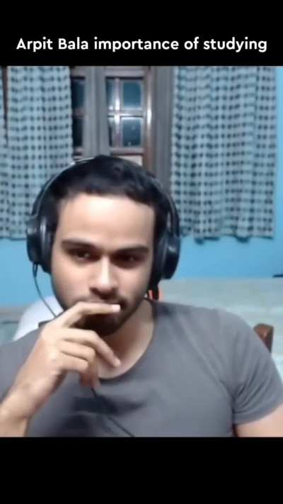 Importance of Studying &mdash; Arpit Bala