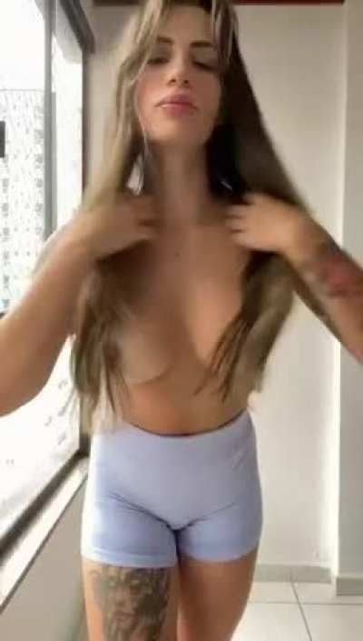 I love when guys stare at my perfect boobies