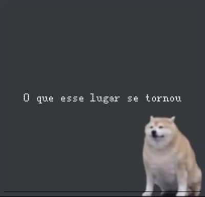 O que esse lugar se tornou...