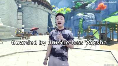 Chinese man describe Liyue in Liyue