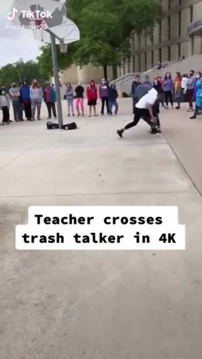 Imagine getting your ankles broke in front of the school hoes... I would&rsquo;ve just ended it