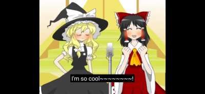 Reimu vs Marisa on youkai extermination