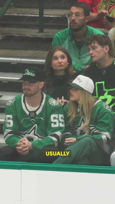 Bobby Witt Jr. mic'd up at a Dallas Stars game