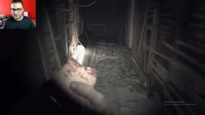 I was watching a YouTuber play RE7 and this happened