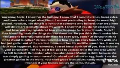 he has a point 👉
