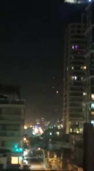 Barrage of missiles from Gaza launched at Jerusalem and Tel Aviv, some being intercepted by the Iron Dome