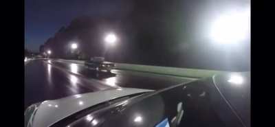 Soulless $140,000 Tesla getting humiliated by a ford ranger