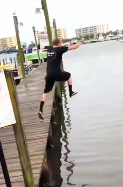 What a dive 🤣