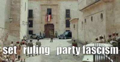 Using commands to change ideology be like: