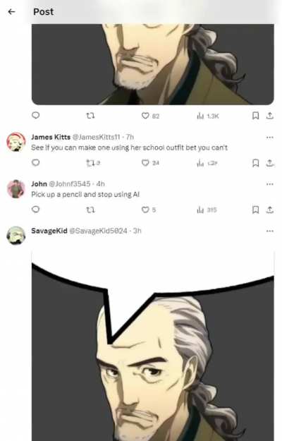 "I make my own Orignal artworks, I am a master artist" ~Lelypepy from Persona 5
