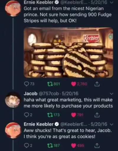 Mr. Keebler doesn't deserve this😔