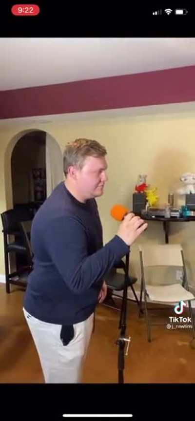 Playing with fire while doing stand up