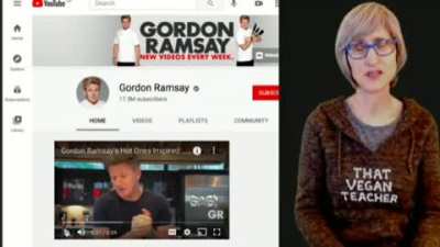 Vegan teacher getting triggered by Gordon Ramsey