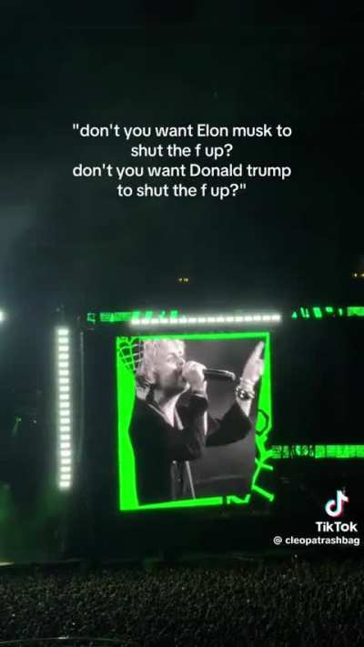Billie Joe Armstrong asks fans if they want Elon Musk and Donald Trump to stfu