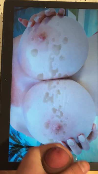 Those tits are quite the canvas!