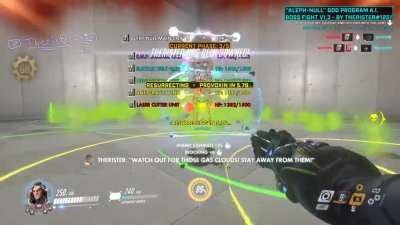 I made a God Program A.I. BOSS FIGHT in Workshop! Archives-style PvE Co-op, complete with cutscenes, 5 phases, custom attacks, stunning visual effects and more! - "Aleph-Null" Boss Fight by Therister, the widow spider legs guy (Turn on audio!)