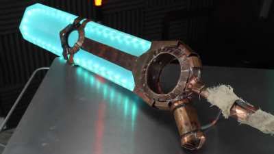 Last year I made a full size Ekko bat from real copper