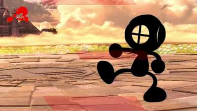 mr. game &amp;amp; watch unused victory screen (OC)