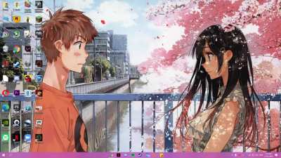 I animated this wallpaper and posted it on the wallpaper engine subreddit but I thought you guys should see it! (Art by Miyajima Reiji for the cover of centimeter)