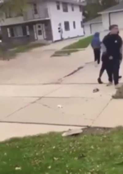 Group of savages brutality beat young kid
