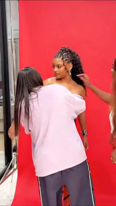 Halle's album release photoshoot | Snapchat 10.28.25
