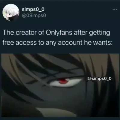 El creador de onlyfans despu&eacute;s de tener acceso a cualquier cuenta que quiera: