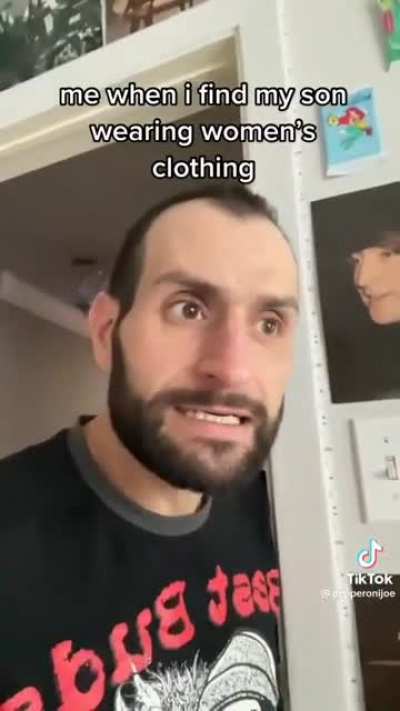 Relax It's just clothe- oh