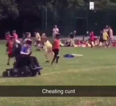 Cheating bint.