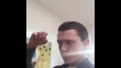 Guys i think spiderman is a persona fan!!!