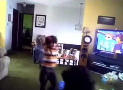 Kids playing with water jug