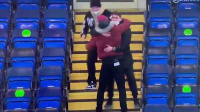 Thiago Silva, Mason Mount and Jorginho celebrating Emerson&rsquo;s late goal