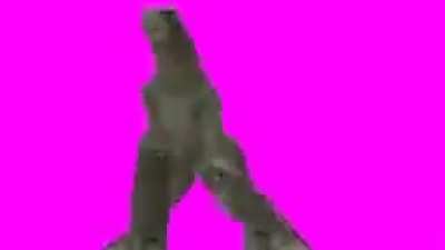 Godzilla despu&eacute;s de ganarle a King Kong