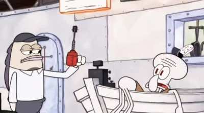 squiddy boy needs a new hole